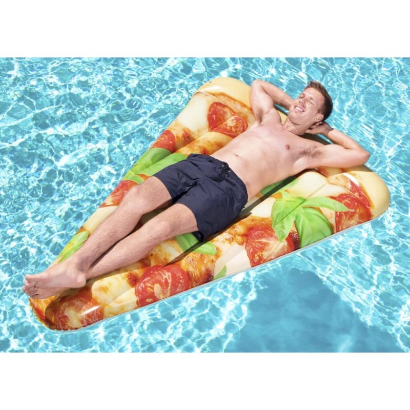 Bestway Bóia espreguiçadeira flutuante Pizza Party 188x130 cm-Cadeiras e sofás para piscinas-Home Retail