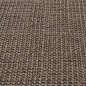 Tapete de sisal para poste arranhador 66x250 cm castanho