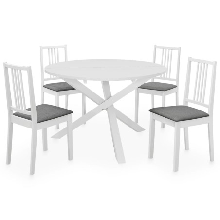 5 pcs conjunto de jantar MDF branco