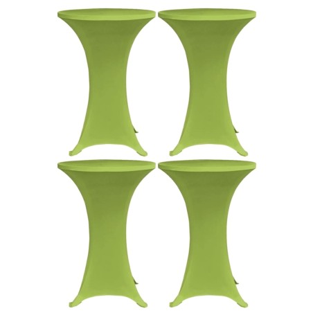 Capa extensível para mesa 4 pcs 80 cm verde