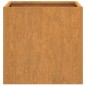 Vasos/floreiras 2 pcs 32x30x29 cm aço corten