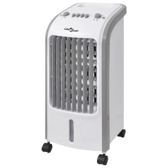 Climatizador de ar portátil 80 W 4 L 270 m³/h 25x26x56 cm