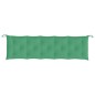 Almofadões banco jardim 2 pcs 180x50x7cm tecido oxford verde