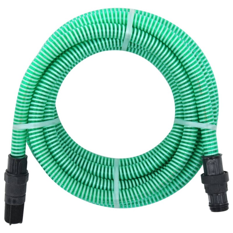 Mangueira de sucção com conectores de PVC 1" 7 m PVC verde-Mangueiras de jardim-Home Retail