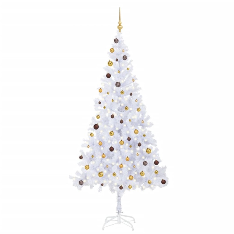 Árvore de Natal artificial pré-iluminada c/ bolas 910 ramos-Árvores de Natal-Home Retail