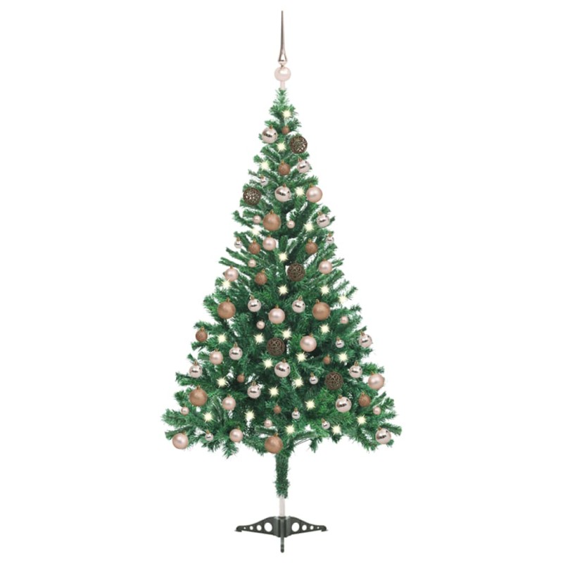 Árvore de Natal artificial pré-iluminada com bolas 230 ramos-Árvores de Natal-Home Retail