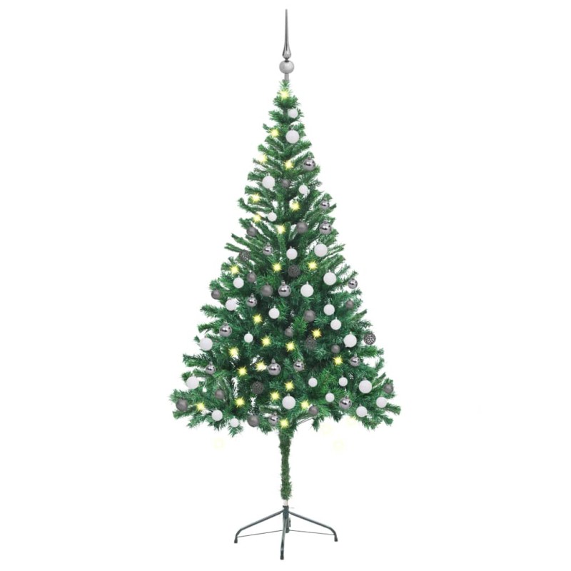 Árvore de Natal artificial pré-iluminada + bolas 564 ramos-Árvores de Natal-Home Retail