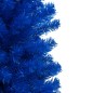 Árvore Natal artificial pré-iluminada c/ bolas 150cm PVC azul