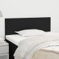 Cabeceira de cama tecido 80x5x78/88 cm preto