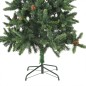 Árvore Natal artificial pré-iluminada c/ bolas 210 cm verde