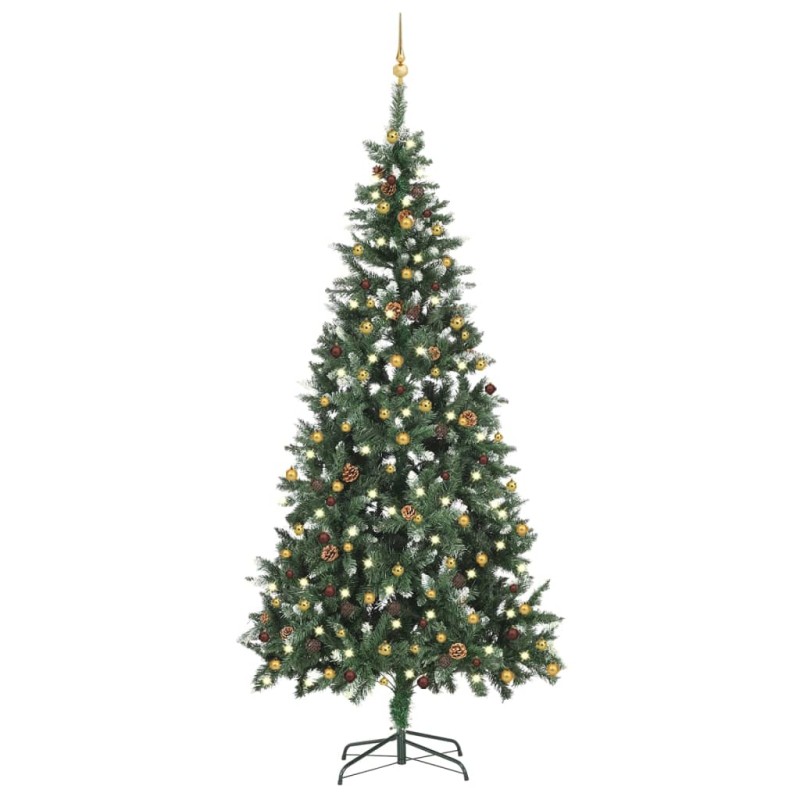 Árvore Natal artificial pré-iluminada c/ bolas 210 cm-Árvores de Natal-Home Retail