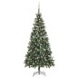 Árvore Natal artificial pré-iluminada c/ bolas 210 cm