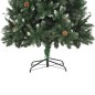 Árvore Natal artificial pré-iluminada c/ bolas 210 cm