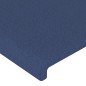 Cabeceira de cama tecido 100x5x78/88 cm azul