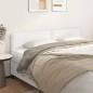 Cabeceira de cama 2 pcs couro artificial 90x5x78/88 cm branco