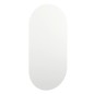 Espelho com luzes LED 60x30 cm vidro oval