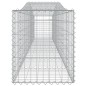 Cestos gabião arqueados 15pcs 400x50x60/80 cm ferro galvanizado