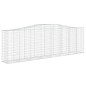 Cestos gabião arqueados 20 pcs 400x50x120/140 ferro galvanizado