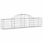 Cestos gabião arqueados 20pcs 200x30x40/60 cm ferro galvanizado