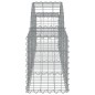 Cestos gabião arqueados 15pcs 200x30x40/60 cm ferro galvanizado