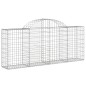 Cestos gabião arqueados 20pcs 200x30x80/100cm ferro galvanizado