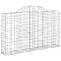 Cestos gabião arqueados 20 pcs 200x30x120/140 ferro galvanizado