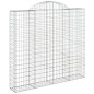 Cestos gabião arqueados 7pcs 200x30x180/200cm ferro galvanizado