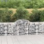 Cestos gabião arqueados 10pcs 200x50x80/100cm ferro galvanizado