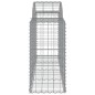 Cestos gabião arqueados 14pcs 200x50x80/100cm ferro galvanizado