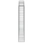 Cestos gabião arqueados 13 pcs 200x50x180/200 ferro galvanizado