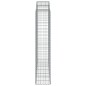 Cestos gabião arqueados 13 pcs 200x50x200/220 ferro galvanizado