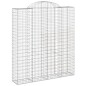 Cestos gabião arqueados 13 pcs 200x50x220/240 ferro galvanizado