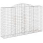 Cestos gabião arqueados 8pcs 300x50x180/200cm ferro galvanizado