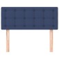 Cabeceira de cama tecido 80x5x78/88 cm azul