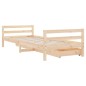 Estrutura de cama infantil c/ gavetas 90x190 cm pinho maciço