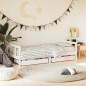 Estrutura cama infantil c/ gavetas 90x190cm pinho maciço branco