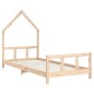 Estrutura de cama infantil 90x190 cm madeira de pinho maciça