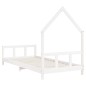 Estrutura de cama infantil 90x200 cm pinho maciço branco