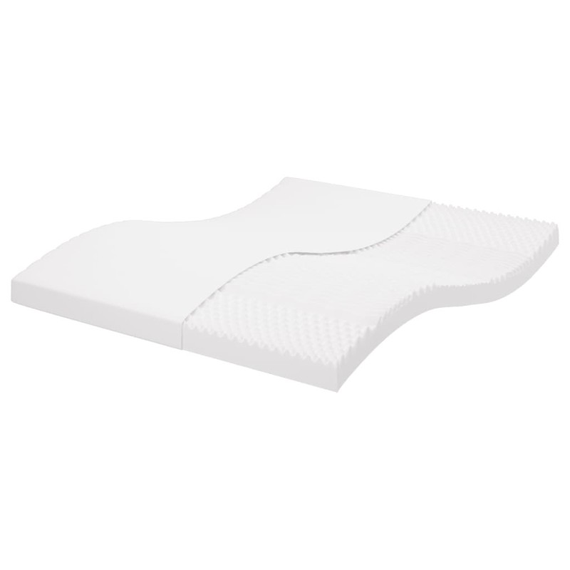 Colchão de espuma 160x200 cm 7 zonas dureza 20 ILD branco-Colchões-Home Retail