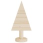 Árvores de Natal decorativas 2pcs 30 cm madeira de pinho maciça