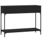 Mesa consola 100x34,5x75 cm derivados de madeira preto