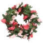 Grinaldas de flores artificiais 6 pcs 250 cm rosa