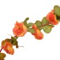 Grinaldas de flores artificiais 6 pcs 250 cm laranja