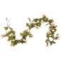 Grinaldas de flores artificiais 6 pcs 215 cm champanhe