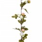 Grinaldas de flores artificiais 6 pcs 215 cm champanhe