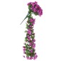 Grinaldas de flores artificiais 3 pcs 85 cm roxo claro