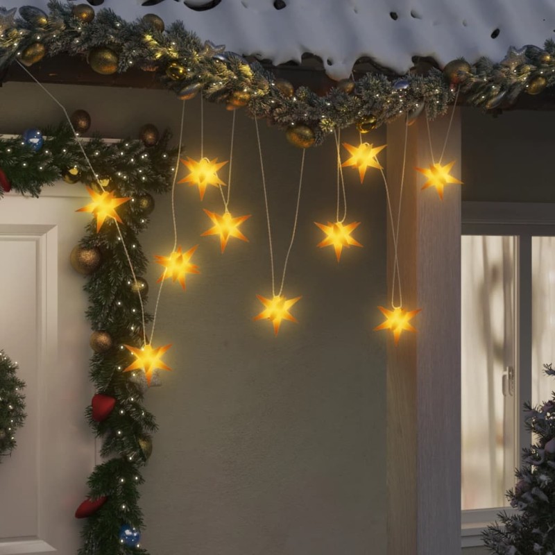 Luzes de Natal 10 LEDs 10 cm amarelo-Luzes de Natal-Home Retail