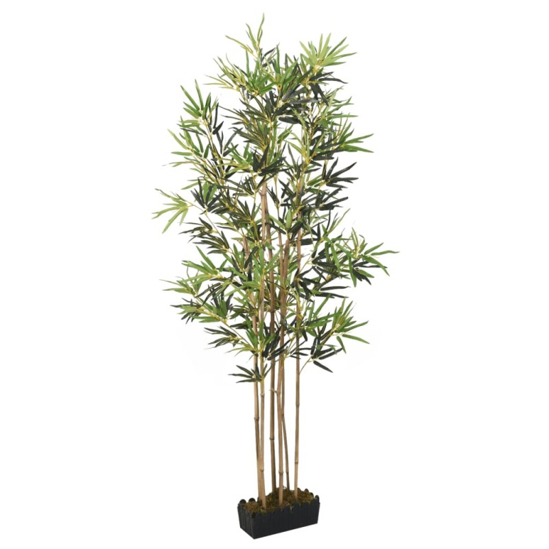 Árvore de bambu artificial 1104 folhas 180 cm verde-Flores sintéticas-Home Retail