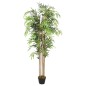 Árvore de bambu artificial 730 folhas 120 cm verde