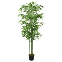 Árvore de bambu artificial 384 folhas 120 cm verde